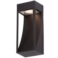 Monticello 1-Light Oil Rubbed Bronze Outdoor Integrated LED Wall Lantern Sconce with Etched Lens by Home Decorators Collection -Outlet Home Decorators Collection Store oil rubbed bronze home decorators collection outdoor sconces 23701 a0 1000