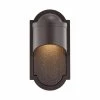 Dark Sky 1-Light Bronze Outdoor Integrated LED Wall Lantern Sconce by Home Decorators Collection -Outlet Home Decorators Collection Store oil rubbed bronze home decorators collection outdoor sconces hd 1244 i 64 1000