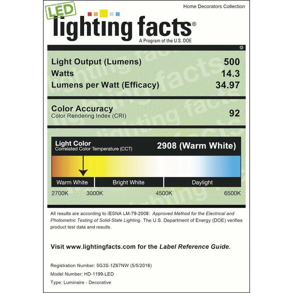 Bellingham Oil Rubbed Bronze Outdoor LED Medium Post Mount with Clear Glass and Amber Glass Candle by Home Decorators Collection 10 Bellingham Oil Rubbed Bronze Outdoor LED Medium Post Mount with Clear Glass and Amber Glass Candle by Home Decorators Collection - Image 8