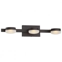 3-Light Oil Rubbed Bronze LED Bath Vanity Light by Home Decorators Collection