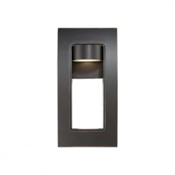 Frolynn 1-Light Oil Rubbed Bronze with Gold Highlights Outdoor Integrated LED Wall Lantern Sconce with Etched Glass by Home Decorators Collection -Outlet Home Decorators Collection Store oil rubbed bronze with gold highlights home decorators collection outdoor sconces 23712 66 1000