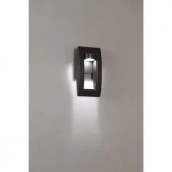 Frolynn 1-Light Oil Rubbed Bronze with Gold Highlights Outdoor Integrated LED Wall Lantern Sconce with Etched Glass by Home Decorators Collection -Outlet Home Decorators Collection Store oil rubbed bronze with gold highlights home decorators collection outdoor sconces 23712 c3 1000