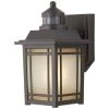 Port Oxford 1-Light Oil Rubbed Chestnut Motion Sensing Outdoor Wall Mount Lantern by Home Decorators Collection -Outlet Home Decorators Collection Store oil rubbed chestnut home decorators collection outdoor sconces 22231 64 1000