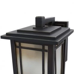 Port Oxford 1-Light Oil Rubbed Chestnut Outdoor Wall Lantern Sconce by Home Decorators Collection -Outlet Home Decorators Collection Store oil rubbed chestnut home decorators collection outdoor sconces 23113 77 1000
