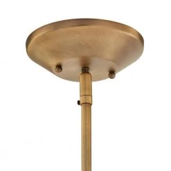 1-Light Old Satin Brass Mini Pendant with Clear Glass, Vintage Bulb Included by Home Decorators Collection -Outlet Home Decorators Collection Store old satin brass home decorators collection pendant lights hb3535 311 c3 1000