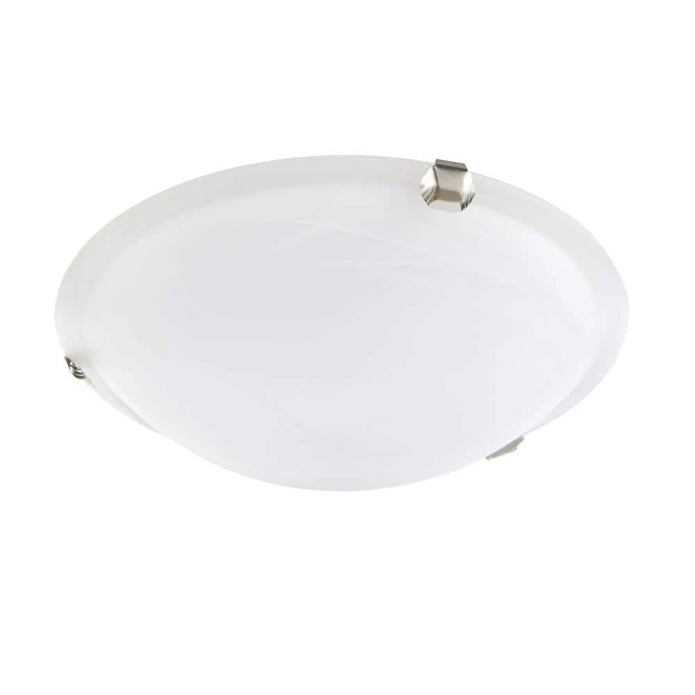 Chalene 12 in. Pewter Integrated LED Clip Flush Mount by Home Decorators Collection 6 Chalene 12 in. Pewter Integrated LED Clip Flush Mount by Home Decorators Collection - Image 4