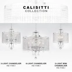 Calisitti 6-Light Polished Chrome Chandelier with K9 Crystal Dangles by Home Decorators Collection -Outlet Home Decorators Collection Store polished chrome home decorators collection chandeliers hd 1146 i 40 1000