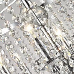 Calisitti 6-Light Polished Chrome Chandelier with K9 Crystal Dangles by Home Decorators Collection -Outlet Home Decorators Collection Store polished chrome home decorators collection chandeliers hd 1146 i 44 1000