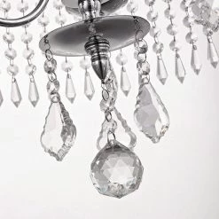 Calisitti 6-Light Polished Chrome Chandelier with K9 Crystal Dangles by Home Decorators Collection -Outlet Home Decorators Collection Store polished chrome home decorators collection chandeliers hd 1146 i 66 1000