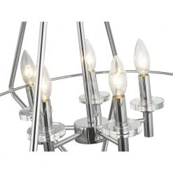 Marin 5-Light Polished Chrome Chandelier with Crystal Accents by Home Decorators Collection -Outlet Home Decorators Collection Store polished chrome home decorators collection chandeliers hd 1556 i 1f 1000
