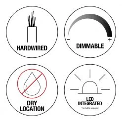 Keighley Crystal 17.5-in. Polished Chrome Integrated LED Flush Mount Kitchen Ceiling Light Fixture by Home Decorators Collection 14 Keighley Crystal 17.5-in. Polished Chrome Integrated LED Flush Mount Kitchen Ceiling Light Fixture by Home Decorators Collection -Outlet Home Decorators Collection Store polished chrome home decorators collection flush mount lights cp 25117 40 1000