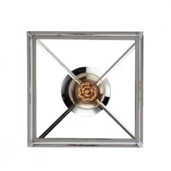 Weyburn 1-Light Chrome Caged Farmhouse Hanging Mini Kitchen Pendant Light by Home Decorators Collection -Outlet Home Decorators Collection Store polished chrome home decorators collection pendant lights 16201 cr 1f 1000