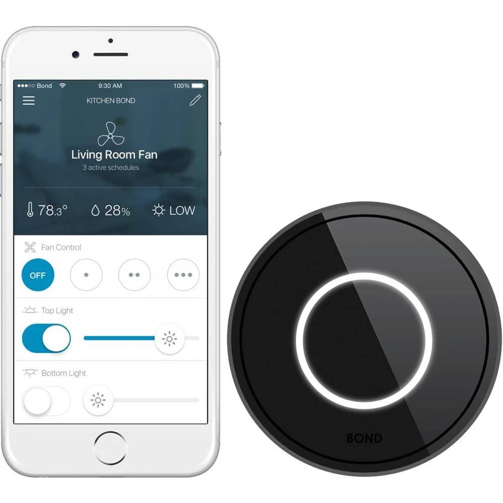 Haverbrook 52 in. LED Polished Nickel Ceiling Fan with Light and Remote Control works with Google and Alexa by Home Decorators Collection 11 Haverbrook 52 in. LED Polished Nickel Ceiling Fan with Light and Remote Control works with Google and Alexa by Home Decorators Collection - Image 9