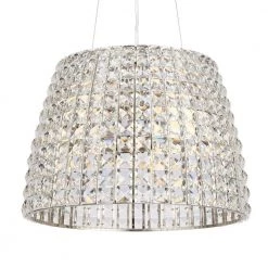 Beatrice 3-Light 16 in. Polished Nickel Crystal Pendant by Home Decorators Collection -Outlet Home Decorators Collection Store polished nickel home decorators collection chandeliers 11212 44 1000