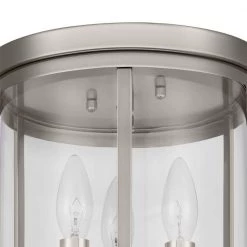 10 in. 3-Light Polished Nickel Round Modern Ceiling Light Flush Mount with Clear Glass by Home Decorators Collection 19 10 in. 3-Light Polished Nickel Round Modern Ceiling Light Flush Mount with Clear Glass by Home Decorators Collection -Outlet Home Decorators Collection Store polished nickel home decorators collection flush mount lights hb1079 326 1d 1000