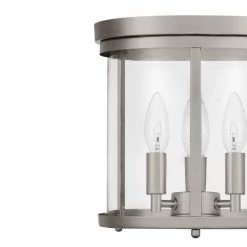 10 in. 3-Light Polished Nickel Round Modern Ceiling Light Flush Mount with Clear Glass by Home Decorators Collection 18 10 in. 3-Light Polished Nickel Round Modern Ceiling Light Flush Mount with Clear Glass by Home Decorators Collection -Outlet Home Decorators Collection Store polished nickel home decorators collection flush mount lights hb1079 326 a0 1000