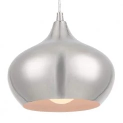 1-Light Polished Nickel Mini Pendant by Home Decorators Collection -Outlet Home Decorators Collection Store polished nickel home decorators collection pendant lights 27072 44 1000