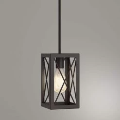 Harwood 1-Light Royal Bronze Mini-Pendant with Cage Design Shade by Home Decorators Collection 20 Harwood 1-Light Royal Bronze Mini-Pendant with Cage Design Shade by Home Decorators Collection -Outlet Home Decorators Collection Store royal bronze home decorators collection pendant lights hb3533 281 c3 1000