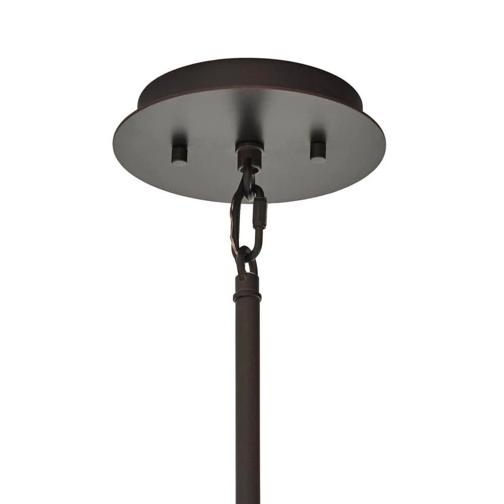 1-Light Royal Bronze Mini Pendant with Dual Glass Shades by Home Decorators Collection 7 1-Light Royal Bronze Mini Pendant with Dual Glass Shades by Home Decorators Collection - Image 5