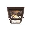 Springbrook 10 in. Rustic 2-Light Outdoor Ceiling Flush Mount Light with Clear Water Glass Shade by Home Decorators Collection -Outlet Home Decorators Collection Store rustic home decorators collection outdoor flush mount lights hb7088 314 64 1000