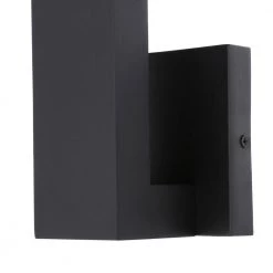 Vanderhoven 1-Light Sand Black Outdoor Integrated LED Wall Lantern Sconce with Etched Glass by Home Decorators Collection -Outlet Home Decorators Collection Store sand black home decorators collection outdoor sconces 23730 40 1000