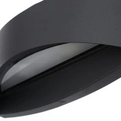 Greeleyville 2-Light Sand Black Outdoor Integrated LED Wall Lantern Sconce with Etched Glass by Home Decorators Collection -Outlet Home Decorators Collection Store sand black home decorators collection outdoor sconces 23735 1d 1000