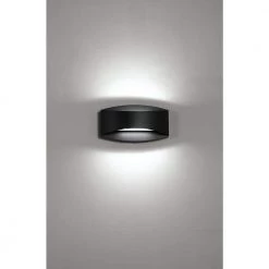 Greeleyville 2-Light Sand Black Outdoor Integrated LED Wall Lantern Sconce with Etched Glass by Home Decorators Collection -Outlet Home Decorators Collection Store sand black home decorators collection outdoor sconces 23735 c3 1000