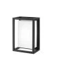 Abbey 1-Light Sand Black LED Outdoor Wall Mount Lantern by Home Decorators Collection -Outlet Home Decorators Collection Store sand black home decorators collection outdoor sconces 23757 64 1000