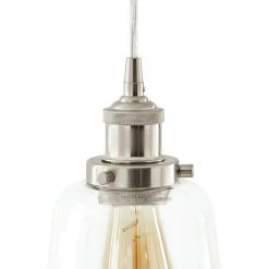 6 in. Satin Nickel Mini Pendant with Clear Glass Shade by Home Decorators Collection 16 6 in. Satin Nickel Mini Pendant with Clear Glass Shade by Home Decorators Collection -Outlet Home Decorators Collection Store satin nickel home decorators collection pendant lights hd 1820sn a0 1000