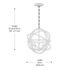 Sarolta Sands 5-Light Antique Silver Orb Chandelier for Dining Room by Home Decorators Collection -Outlet Home Decorators Collection Store silver home decorators collection chandeliers lsa 55607 77 1000