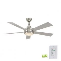 Hanlon 52 in. Integrated LED Indoor/Outdoor Stainless Steel Ceiling Fan with Light Kit and Wall Control by Home Decorators Collection 15 Hanlon 52 in. Integrated LED Indoor/Outdoor Stainless Steel Ceiling Fan with Light Kit and Wall Control by Home Decorators Collection -Outlet Home Decorators Collection Store stainless steel home decorators collection ceiling fans with lights yg533 sst bn 1d 1000