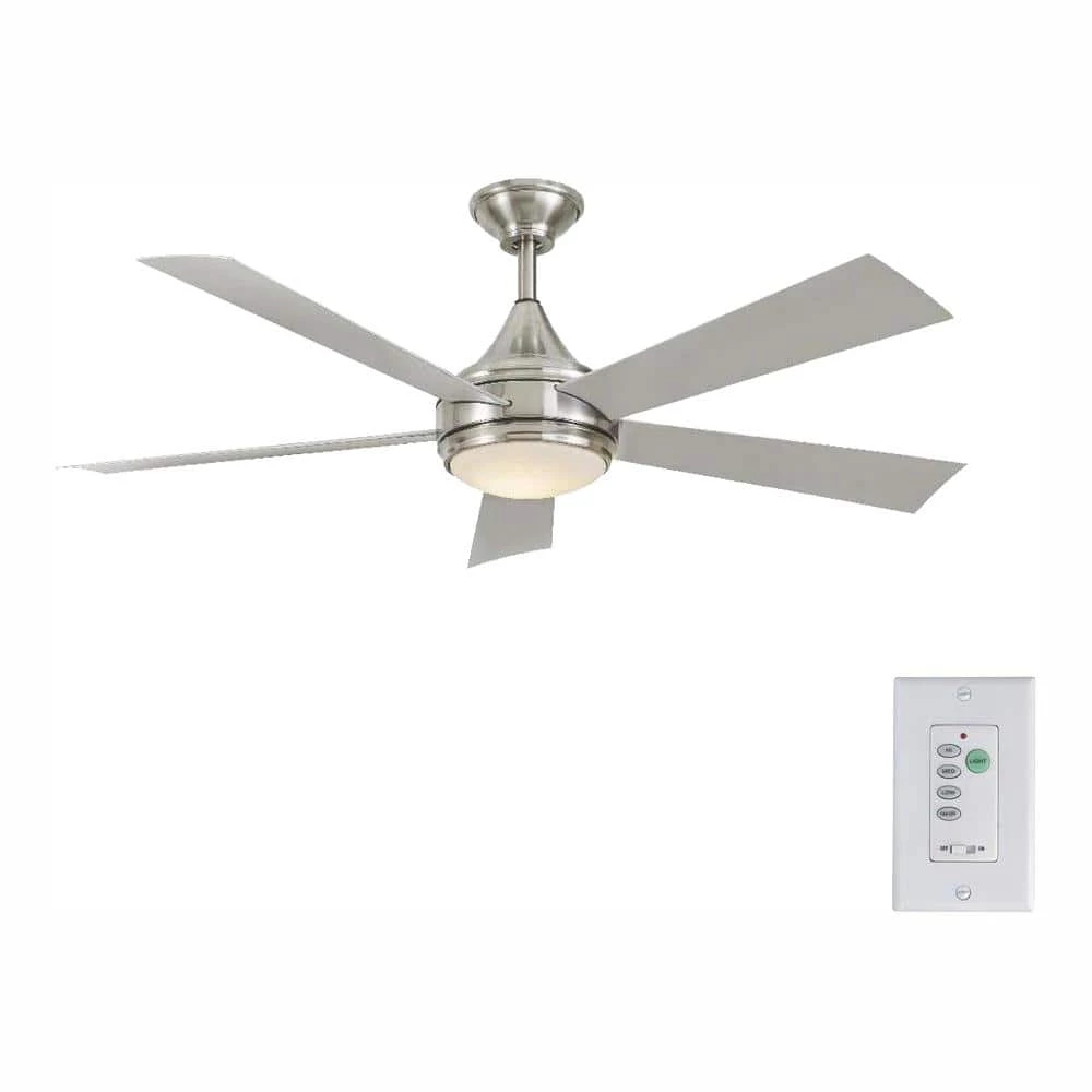 Hanlon 52 in. Integrated LED Indoor/Outdoor Stainless Steel Ceiling Fan with Light Kit and Wall Control by Home Decorators Collection 3 Hanlon 52 in. Integrated LED Indoor/Outdoor Stainless Steel Ceiling Fan with Light Kit and Wall Control by Home Decorators Collection