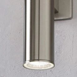 Riga Medium Modern Stainless Steel Integrated LED Outdoor Wall Cylinder Light Sconce by Home Decorators Collection 11 Riga Medium Modern Stainless Steel Integrated LED Outdoor Wall Cylinder Light Sconce by Home Decorators Collection -Outlet Home Decorators Collection Store stainless steel home decorators collection outdoor sconces 205216a 66 1000