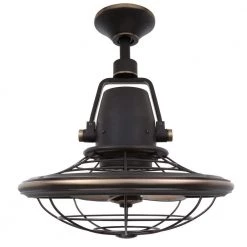 Bentley II 18 in. Indoor/Outdoor Tarnished Bronze Oscillating Ceiling Fan with Wall Control by Home Decorators Collection -Outlet Home Decorators Collection Store tarnished bronze home decorators collection ceiling fans without lights al14 tb 1d 1000