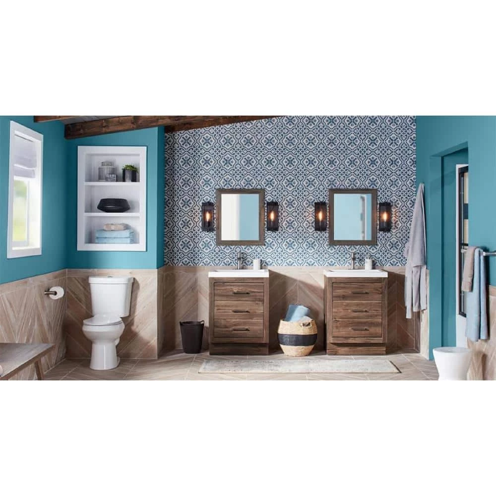 Kenton 4.75 in. 1-Light Bronze Industrial Wall Mount Sconce Light by Home Decorators Collection - Image 11