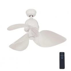 Kyland 32 in. Indoor White Ceiling Fan with Remote Control by Home Decorators Collection