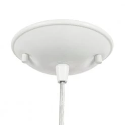 12 in. W 1-Light White Standard Pendant with White Metal Shade Antique Gold Inside by Home Decorators Collection -Outlet Home Decorators Collection Store white home decorators collection chandeliers kvm0901ax 01 1d 1000