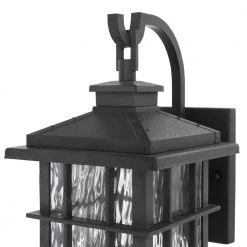 Summit Ridge Collection Zinc Outdoor Integrated LED Wall Lantern Sconce by Home Decorators Collection -Outlet Home Decorators Collection Store zinc home decorators collection outdoor sconces cqh1691ls c3 1000