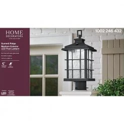 Summit Ridge Collection Zinc Outdoor Integrated LED Post Light by Home Decorators Collection -Outlet Home Decorators Collection Store zinc home decorators collection post lanterns cqh1801l 44 1000